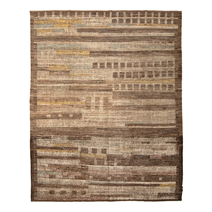 Zameen Transitional Wool Rug - 9'10" x 11'11"