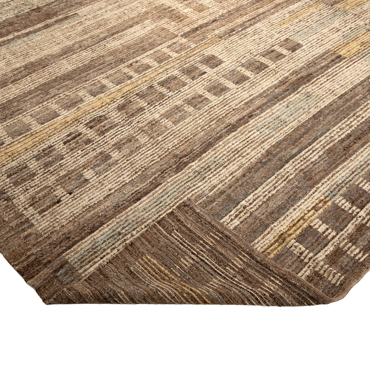 Zameen Transitional Wool Rug - 9'10" x 11'11"