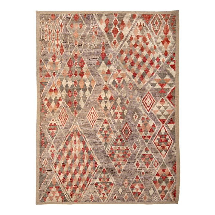 Zameen Transitional Wool Rug - 9'5" x 12'4"