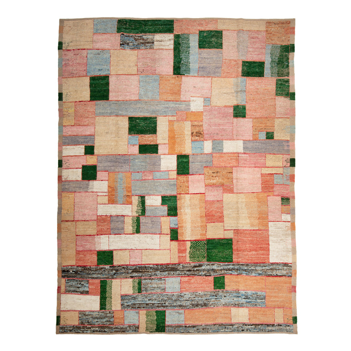 Zameen Transitional Wool Rug - 9'7" x 12'0"