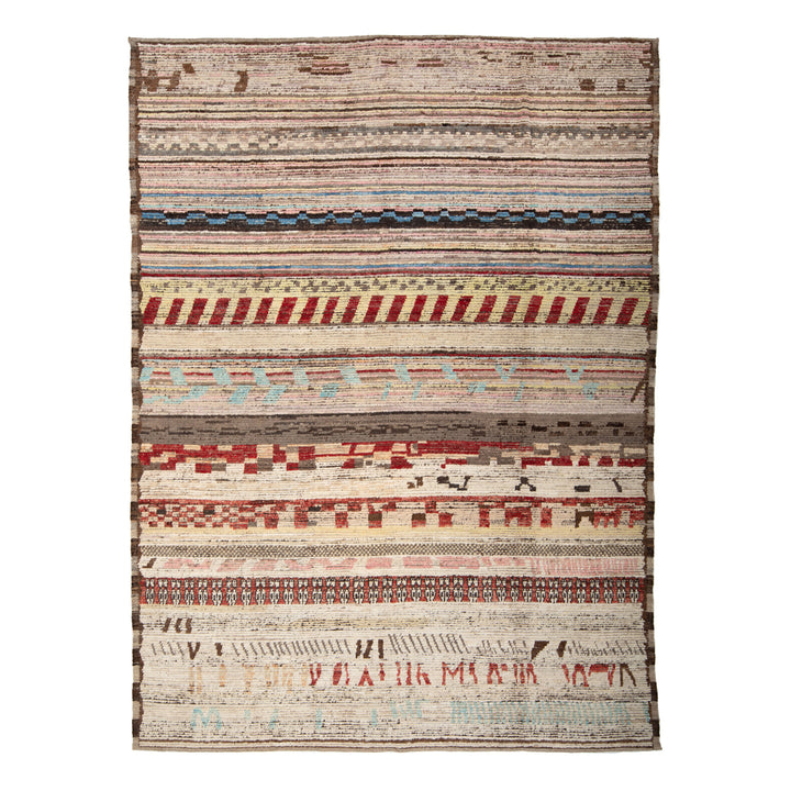 Zameen Transitional Wool Rug - 9'6" x 11'8"