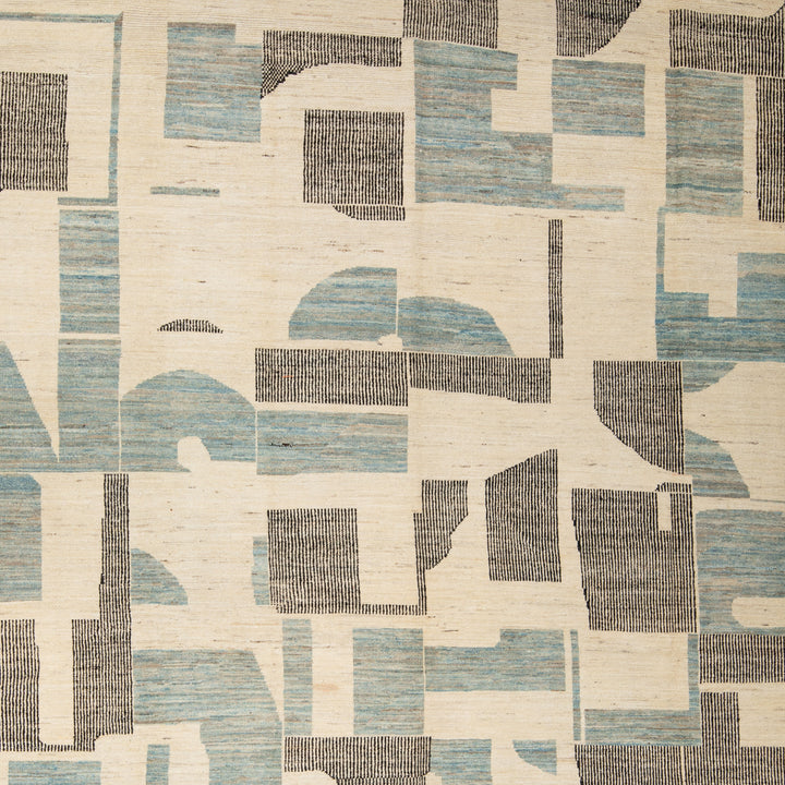 Zameen Transitional Wool Rug - 9'7" x 11'9"