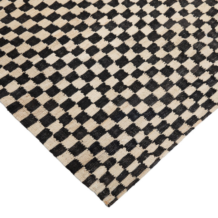 Transitional Kilim Wool Rug - 6'5" x 5'10"