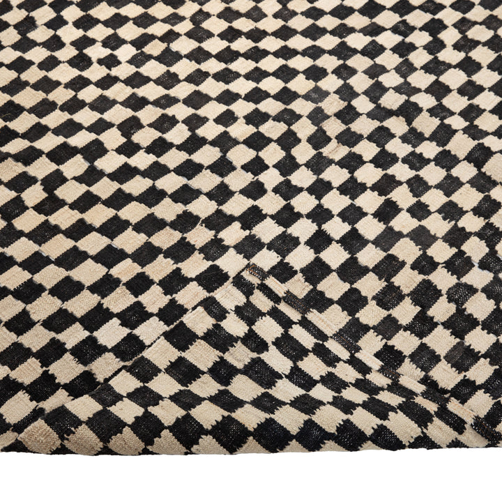 Transitional Kilim Wool Rug - 6'5" x 5'10"