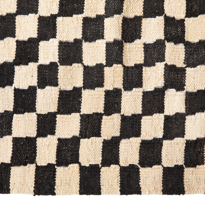 Transitional Kilim Wool Rug - 6'5" x 5'10"