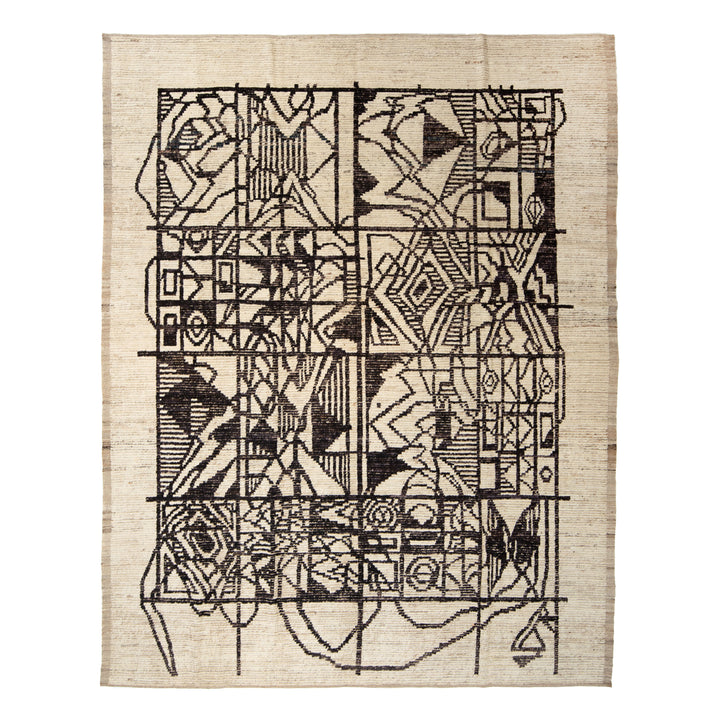 Zameen Transitional Wool Rug - 9'4" x 11'8"