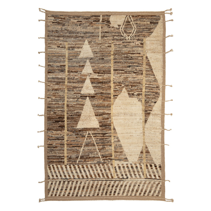 Zameen Transitional Wool Rug - 5'0" x 7'7"