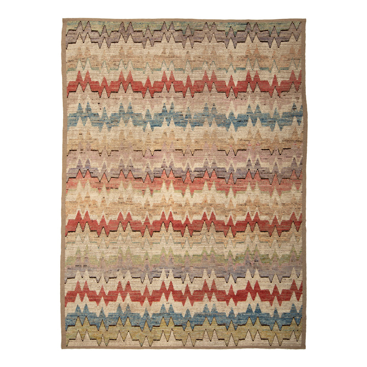 Zameen Transitional Wool Rug - 9'3" x 12'2"