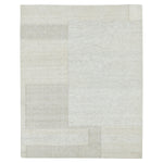 Ivory Swedish Inspired Art Silk Wool Blend Kilim Rug - 8' x 10'