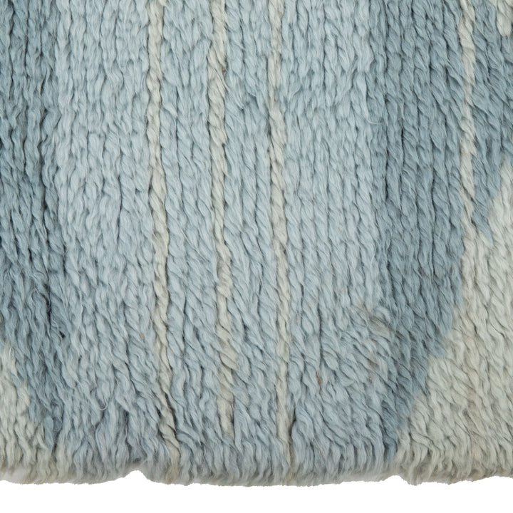 Blue Moroccan Wool Rug - 9' x 12'