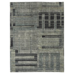Charcoal Contemporary Wool Rug - 9' x 12'