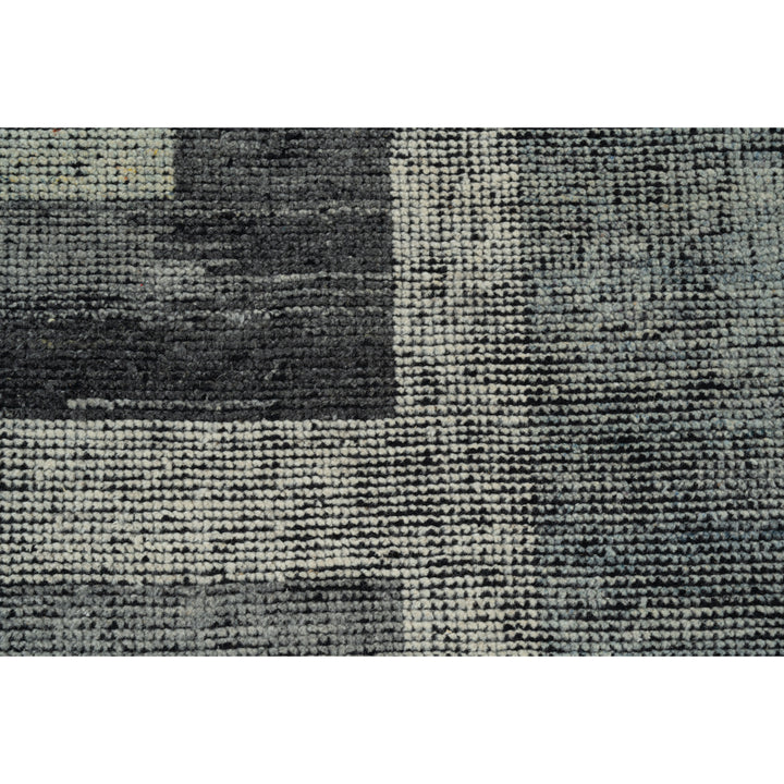 Charcoal Contemporary Wool Rug - 9' x 12'