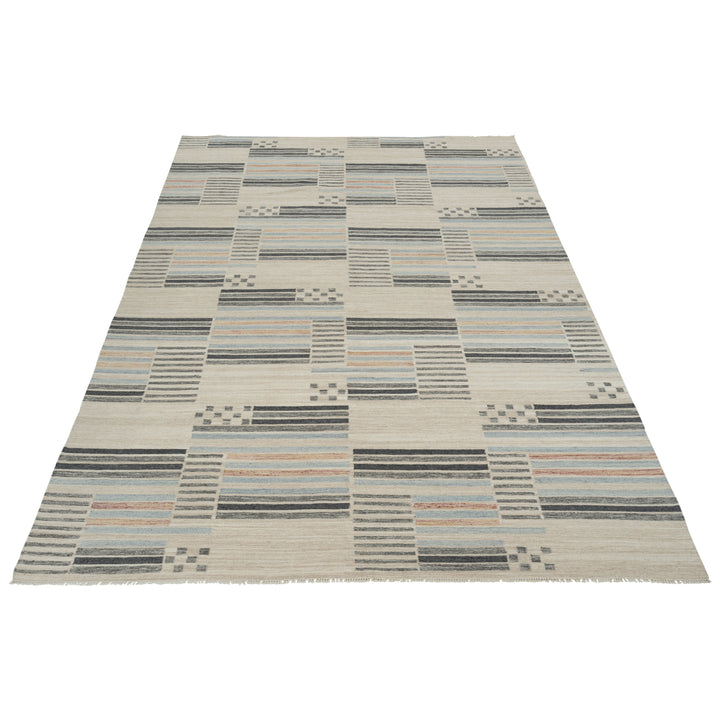 Multicolored Wool Kilim Rug - 10' x 14'