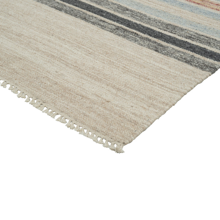 Multicolored Wool Kilim Rug - 10' x 14'