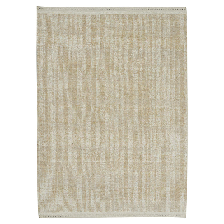Beige Wool Kilim Rug - 10' x 14'
