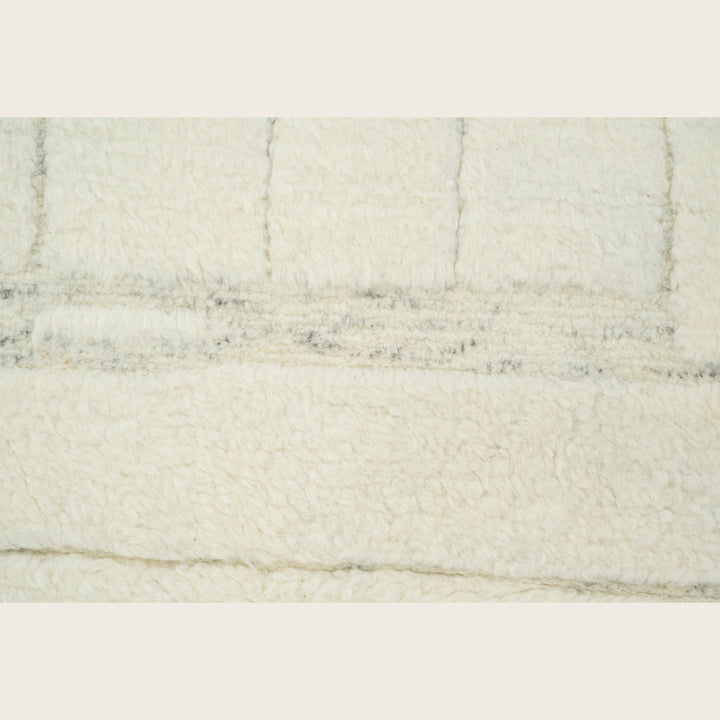 Ivory Moroccan Wool Rug