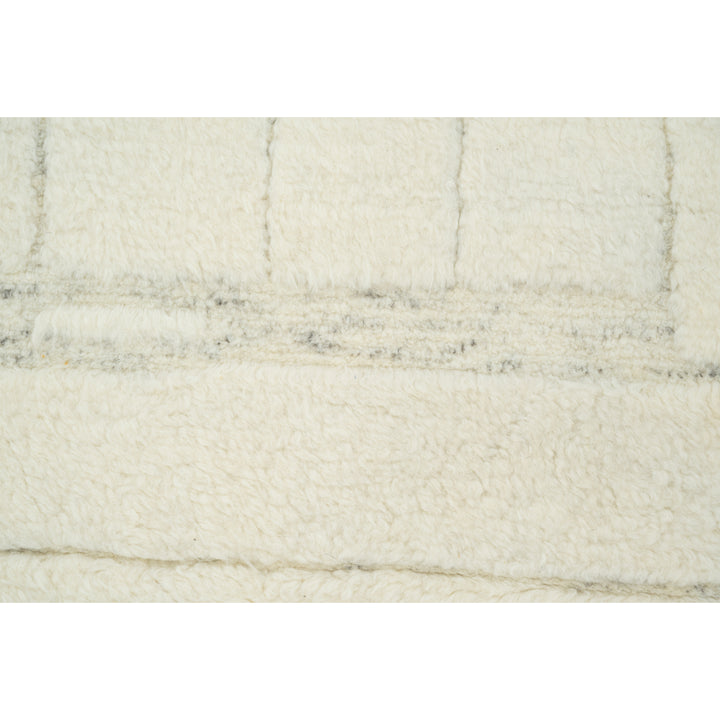 Ivory Moroccan Wool Rug
