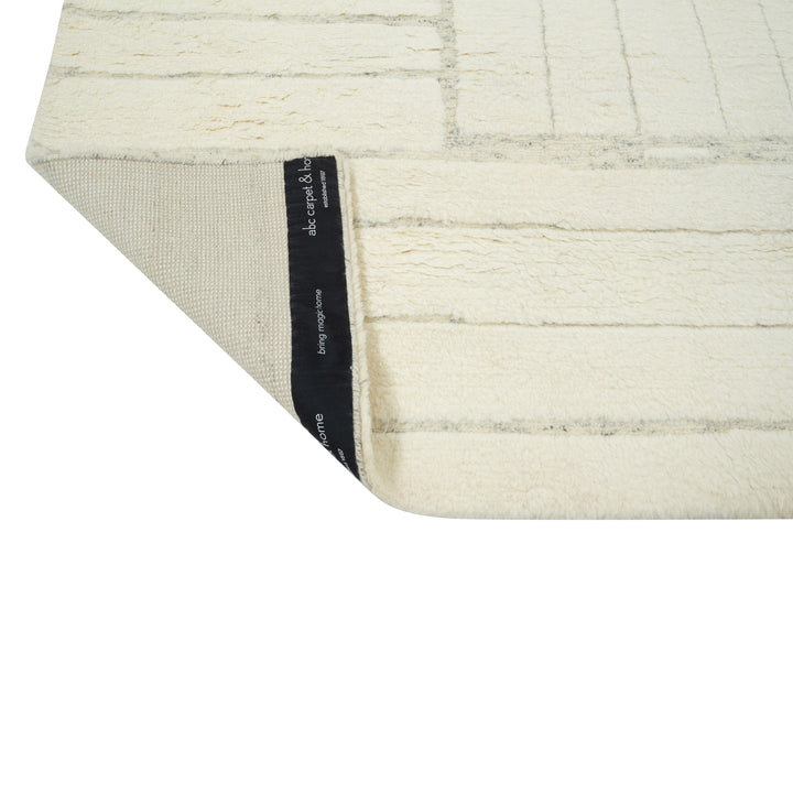 Ivory Moroccan Wool Rug