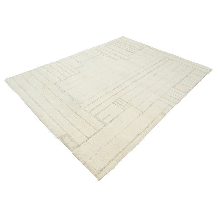 Ivory Moroccan Wool Rug