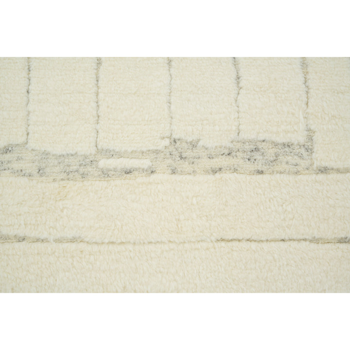 Ivory Moroccan Wool Rug