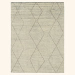 Ivory Transitional Wool Rug - 9' x 12'