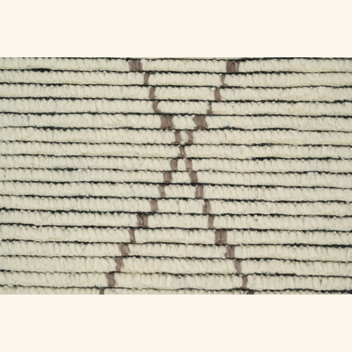 Ivory Transitional Wool Rug - 9' x 12'