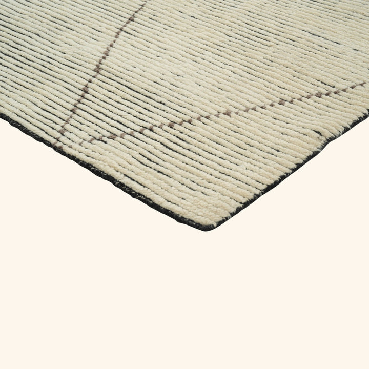 Ivory Transitional Wool Rug - 9' x 12'