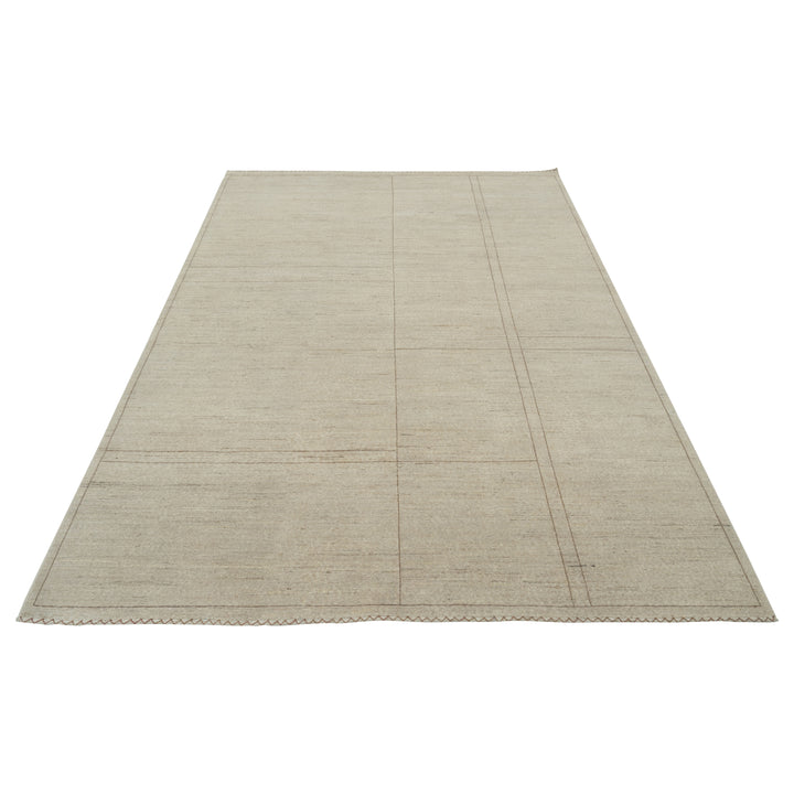 Natural Transitional Wool Rug - 8'2" x 11'6"