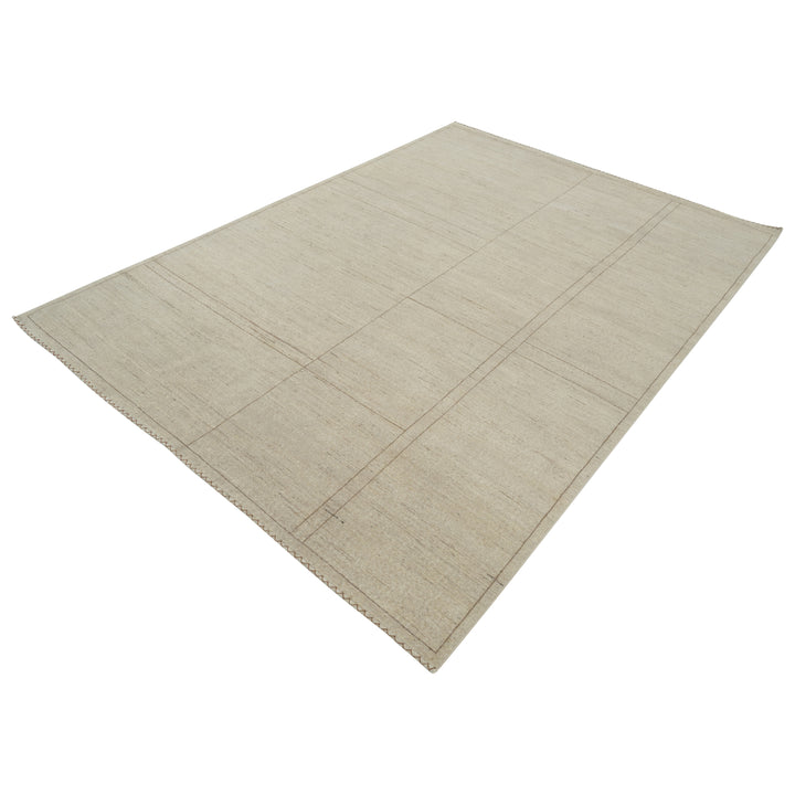 Natural Transitional Wool Rug - 8'2" x 11'6"