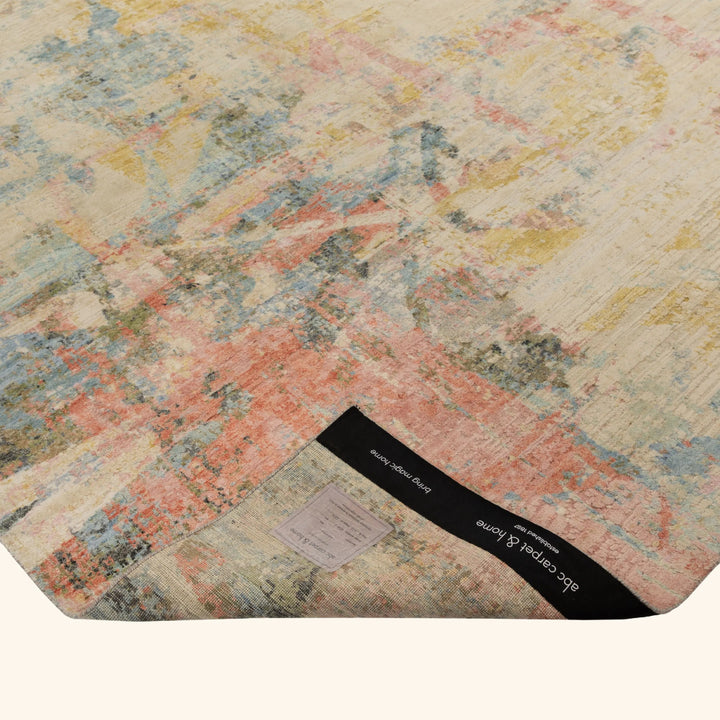 Multicolored Contemporary Wool Rug 8x10
