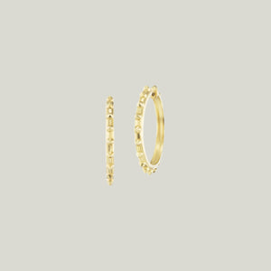 Attitude 'Adrina Loves a Hoop' Medium Gold Hoop Earrings