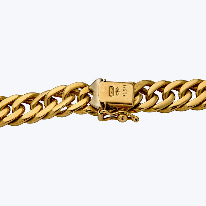 Gucci Vintage 18KYG Flat Curb Link Chain