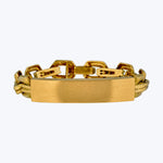 David Webb Vintage 18KYG ID Chain Bracelet