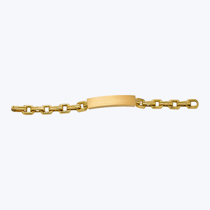 David Webb Vintage 18KYG ID Chain Bracelet