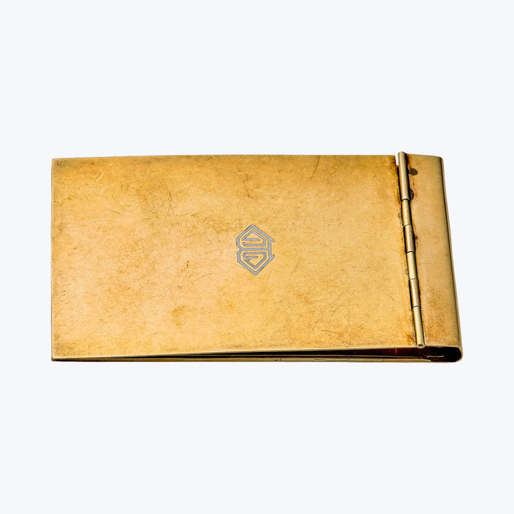 Cartier Vintage 14KYG Business Card Holder