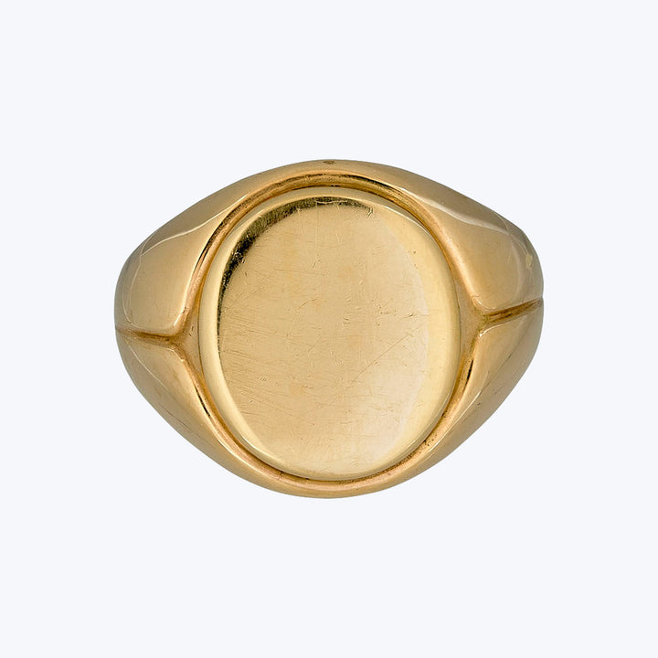 Tiffany & Co. Vintage 14KYG Signet Ring
