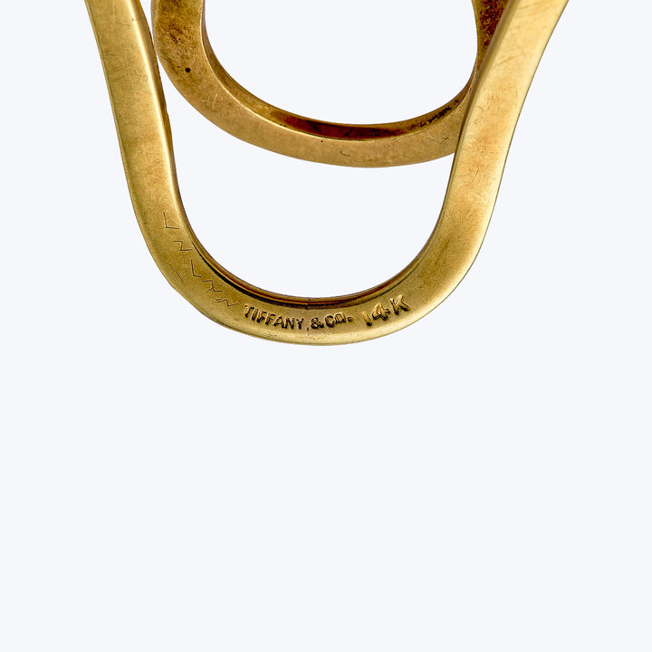 Tiffany & Co. Vintage 14KYG In Domino Confido Money Clip