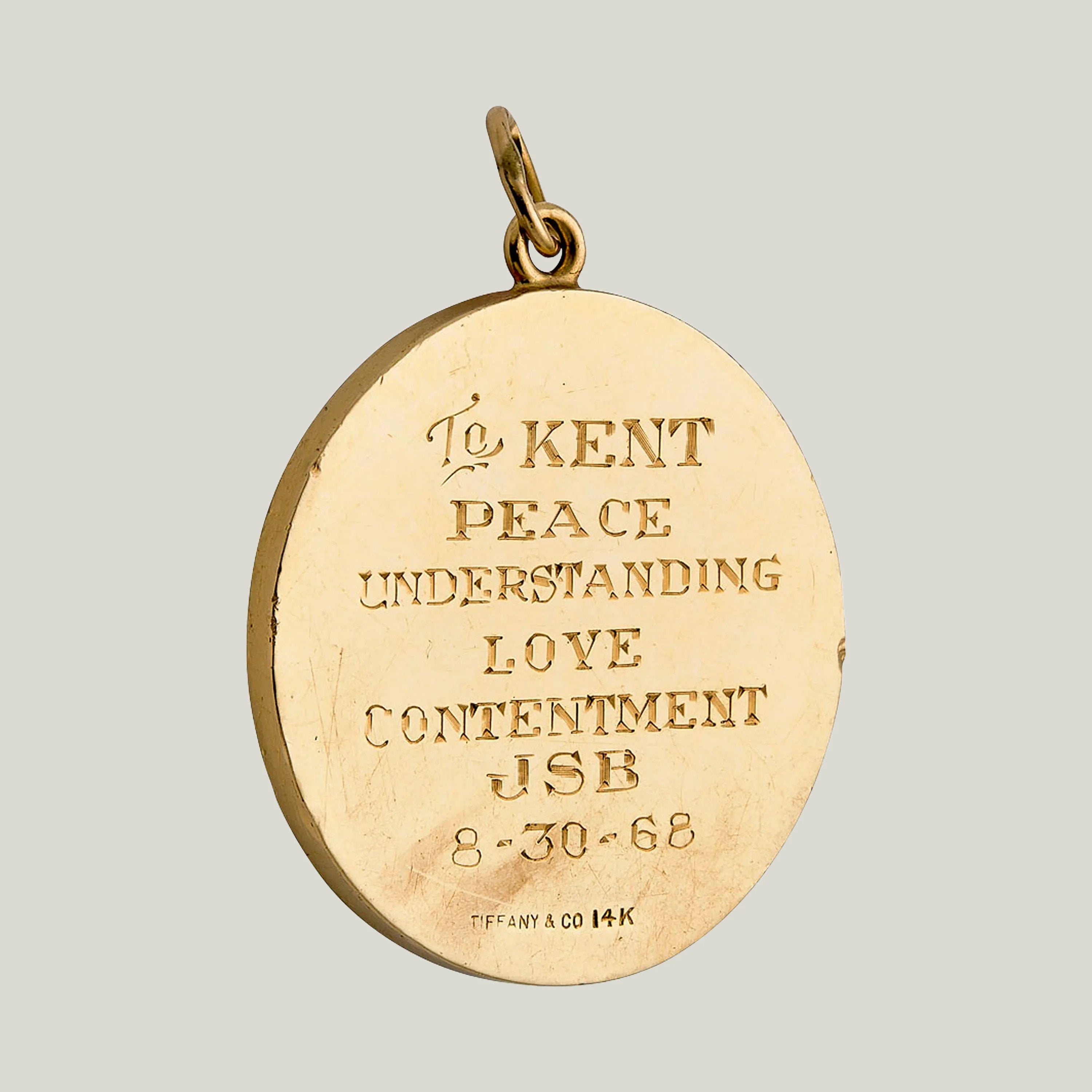 Tiffany & Co. Vintage 14KYG Saint Christopher Pendant – abc carpet