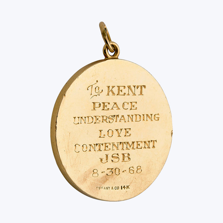 Tiffany & Co. Vintage 14KYG Saint Christopher Pendant