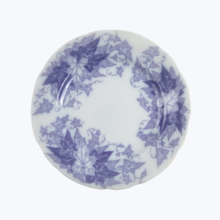 Vintage Porcelain Sau XIX Dessert Plate