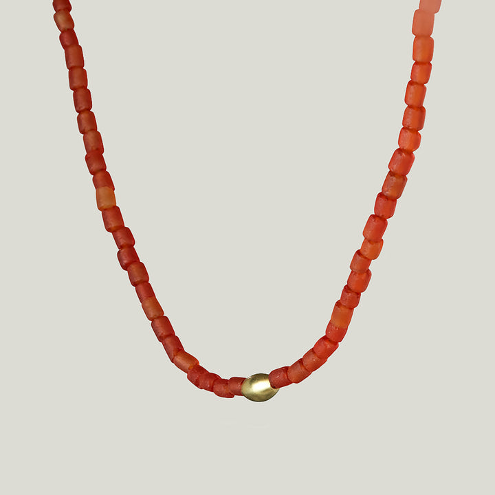 Beaded Carnelian Necklace