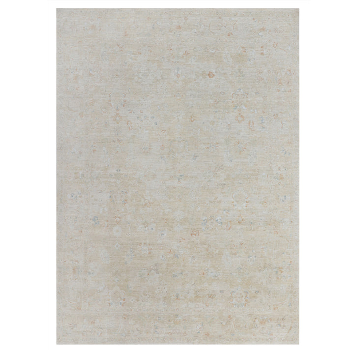 Gold Antique Revival Wool Silk Blend Rug