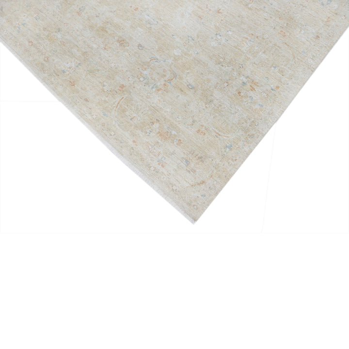 Gold Antique Revival Wool Silk Blend Rug