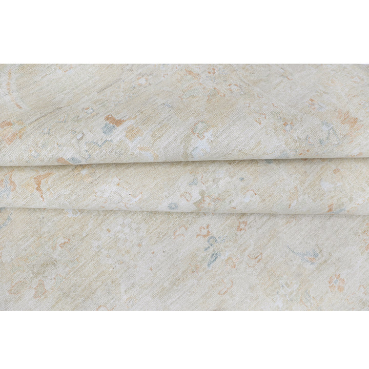 Gold Antique Revival Wool Silk Blend Rug