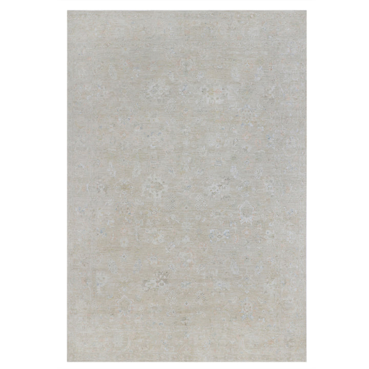 Gold Antique Revival Wool Silk Blend Rug