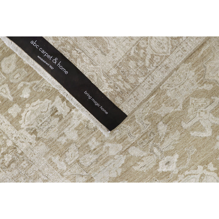 Brown Antique Revival Wool Silk Blend Rug