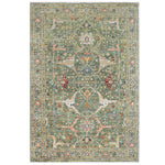 Green Antique Revival Wool Rug