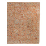 Rust Antique Revival Wool Silk Blend Rug 8' x 10'