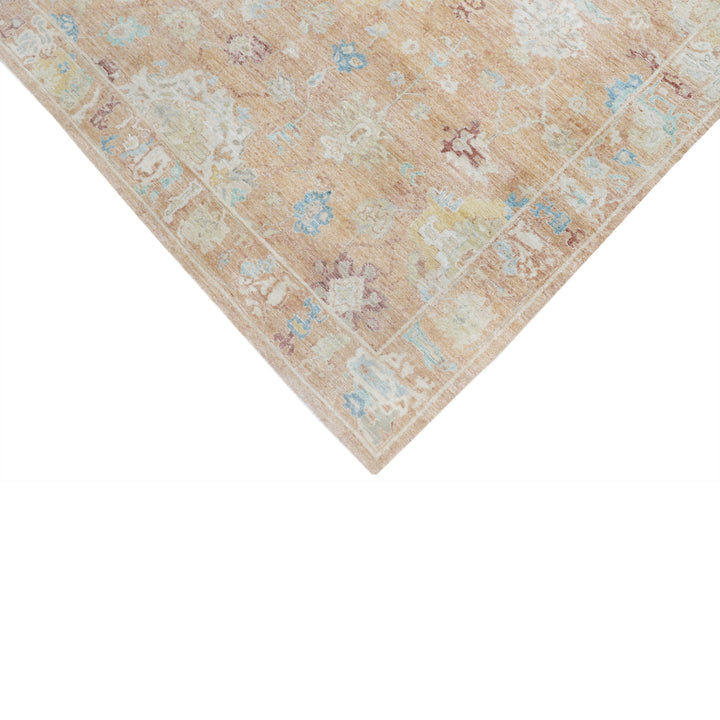 Rust Antique Revival Wool Silk Blend Rug