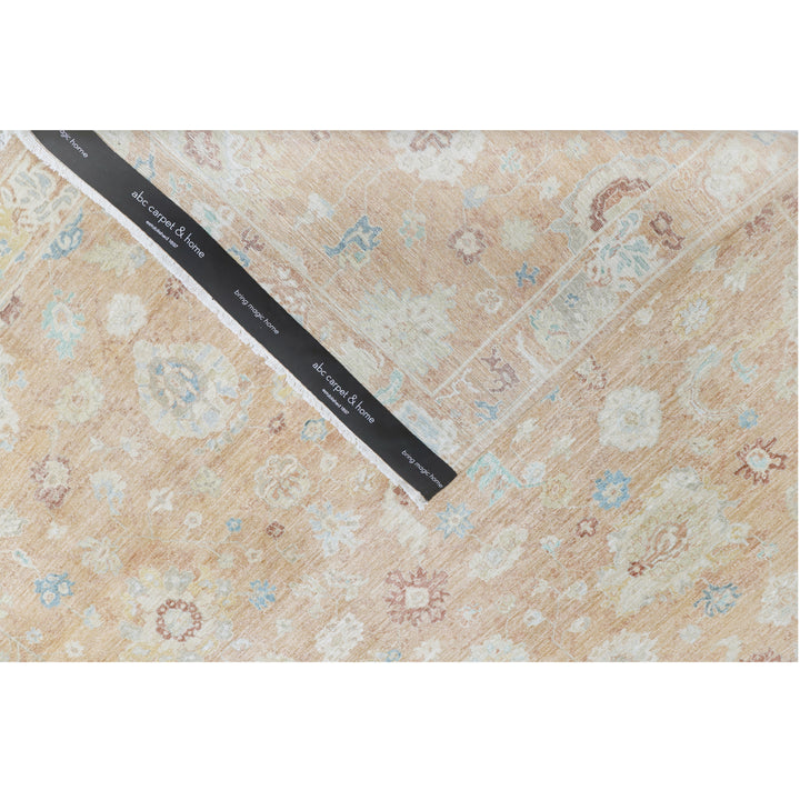 Rust Antique Revival Wool Silk Blend Rug